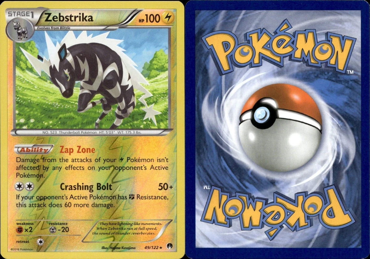 Zebstrika Pokemon Card for sale
