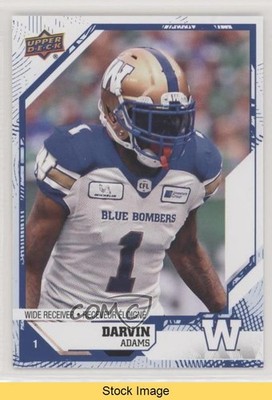 2019 Upper Deck CFL Blue Darvin Adams #37 READ 7c9