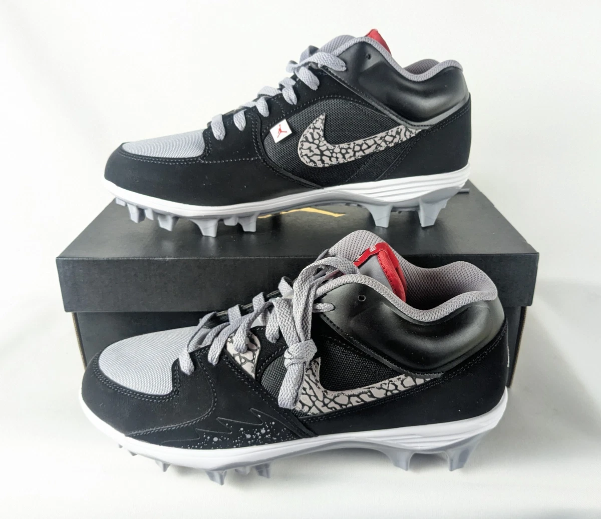 Jordan Stadium 90 Cleat Low Black Cement for Sale | Authenticity
