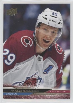 2024-25 Upper Deck Series 2 Exclusives 94/100 Nathan MacKinnon #285 03ob