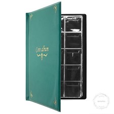 150 Pockets Coin Album, Penny Collecting Book, Souvenir Coins Collection Holder