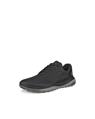 ECCO Golf LT1 132264-01001 Men's US 10 M Black Spikeless Athletic Shoes ZOGG3710