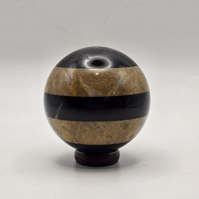 Granite Marble Onyx 2.5'' Decor Sphere Ball Polished Mineral Stone Heavy Striped