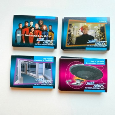 1992 Impel Star Trek: The Next Generation Complete Set (1-120) + Language Cards