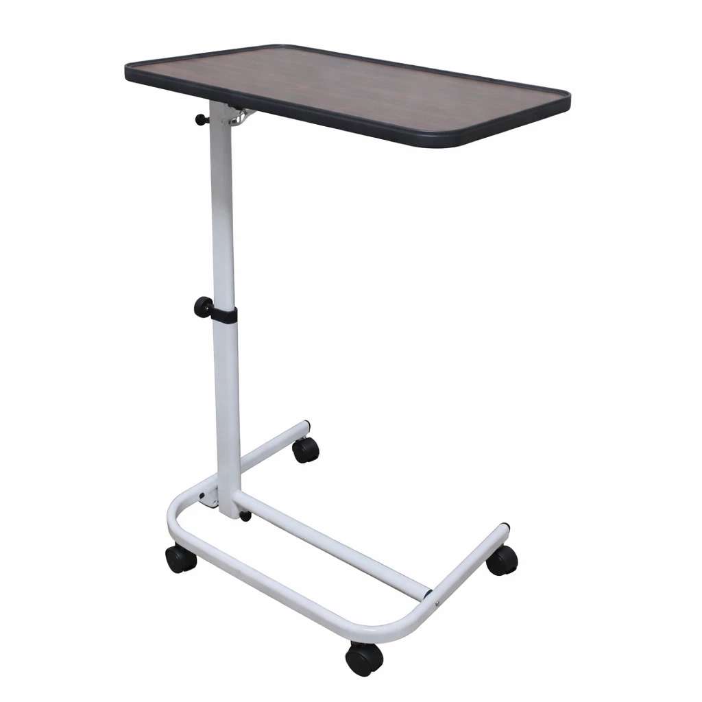 Tavolino Ausiliario con Ruote Regolabile Inclinabile Letto Ospedale 61x43,5x93cm | Leroy Merlin