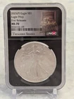 2025 (P) US Silver Eagle Coin With Eagle privy NGC MS70 Treasure Series  Label !