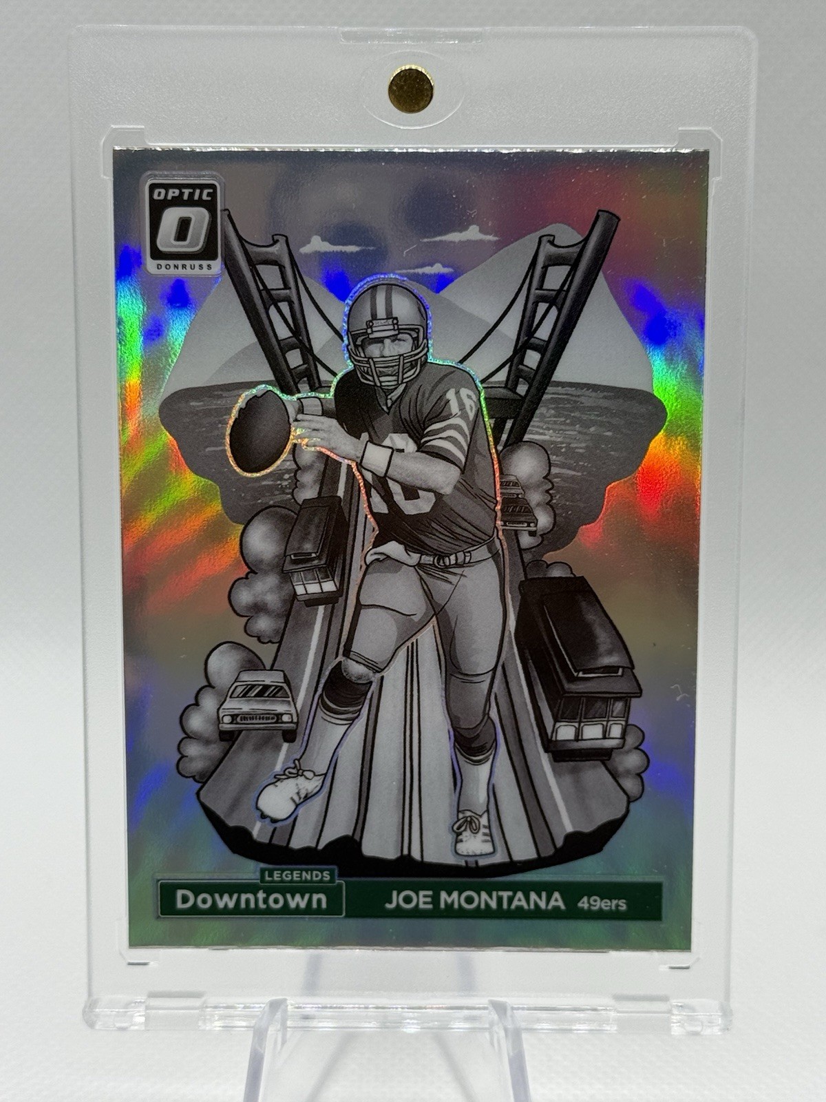 2024 Panini Donruss Optic - Downtown Legends Joe Montana #1 SSP CASE HIT 49ers