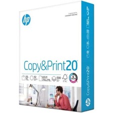 HP Printer Paper 8.5 x 11 Paper Copy Print 20 lb 1 Ream Case - 500 Sheets