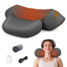 3in1 Neck Massager Pillow for Pain Relief, Neck Massager with Heat and Cervic...