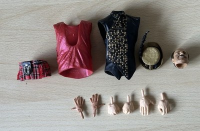WWE Elite BAF Head Hände & Zubehör Teile für Wrestling Actionfiguren