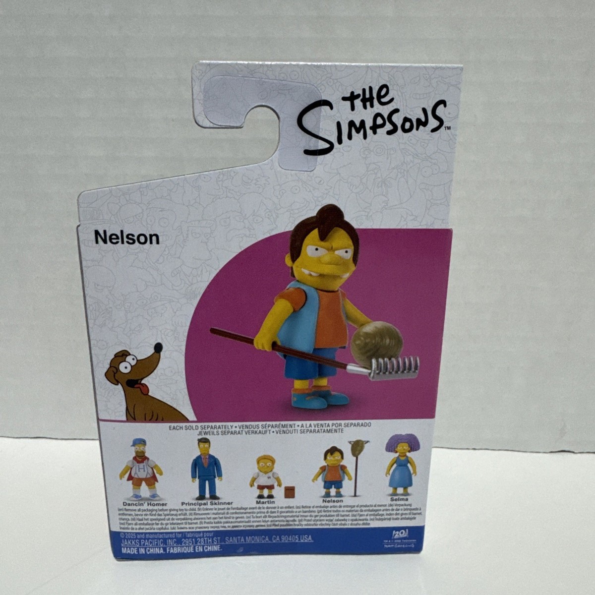 THE SIMPSONS NELSON ネルソン シンプソンズ フィギュア 1990 New Mattel The Simpsons Nelson Action Figure Yellow