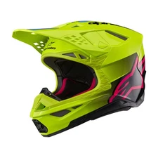 Alpinestars Helmet Supertech SM10 Unite Fluro Yellow Black Diva Pink Gloss 