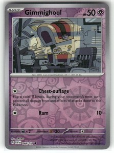 gimmighoul pokemon card price 2023 Scarlet & Violet Paradox Rift IR #198 PSA 10 GEM MINT on Fanatics Collect Psychic Rarity Gimmighoul (Surging Sparks 97) -