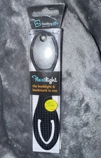 Flexilight 2-in-1 Booklight & Bookmark, Thin Flexible LED Reading Light Clip