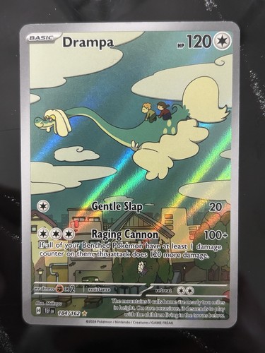 Drampa Illustration Rare Pokémon Temporal Forces 184/162 Lightly Played