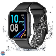 Fitness Tracker Watch with Heart Rate Monitor, Large Screen Activity Tracker ...