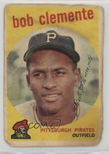1959 Topps Roberto Clemente (Bob on Card) #478 HOF 0l1d