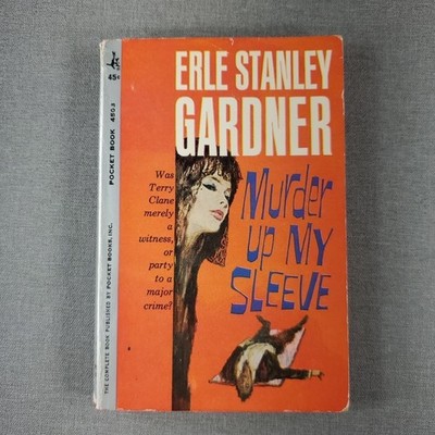 Murder Up My Sleeve by Erle Stanley Gardner 1962 Vintage Paperback Book