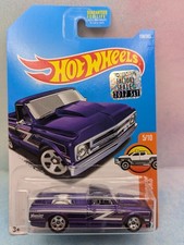 2017 Hot Wheels 67 Chevy C10 158purple Truck5sphoosier Hot Trucksfactory