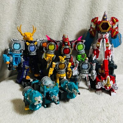 BANDAI Japan DX Megazord Power Rangers cosmic fury Sentai Kyuranger Almost full