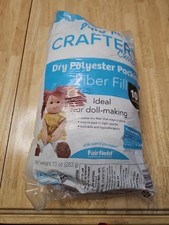 Fairfield Poly Fil Crafter's Choice Dry Polyester Packing Fiber Fill 10 Oz. USA