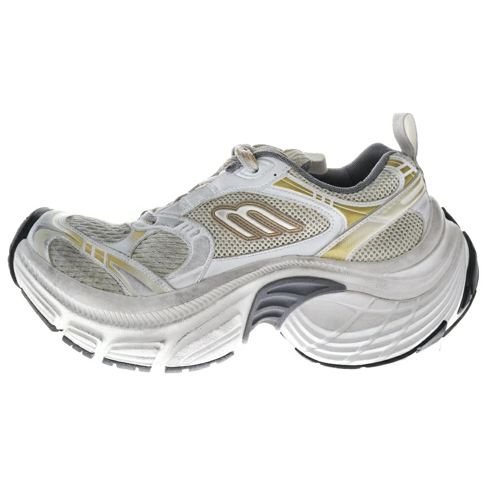 SAOLA SNEAKER BALENCIAGA Taglia 44 6XL Capodanno Serie 25 815859 Maglia Suola Grossa Bassa Cu