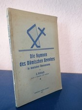 Die Hymnen des römischen Breviers in deutscher Übersetzung Fritsch, C.: