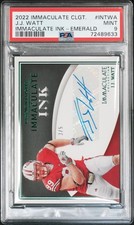 2022 PANINI IMMACULATE  COLLEGIATE IMMACULATE JJ WATT AUTO /5 PSA 9 POP 1