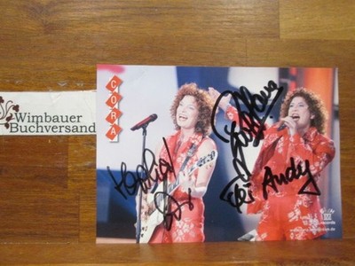 Original Autogramm Cora (Neue Deutsche Welle) /// Autogramm Autograph signiert s