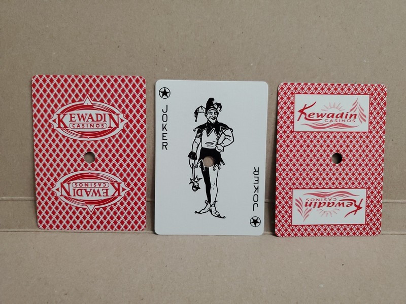 Joker Lot (3) Different Kewadin Casinos Michigan Single Swap Playing Cards