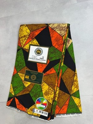 Ankara Wax Baumwollstoff Hi-Target 115 cm Afrika Ethno Meterware
