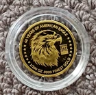 2026 Gambia 40 Years of American Eagle 1/100 oz Gold Coin in Capsule