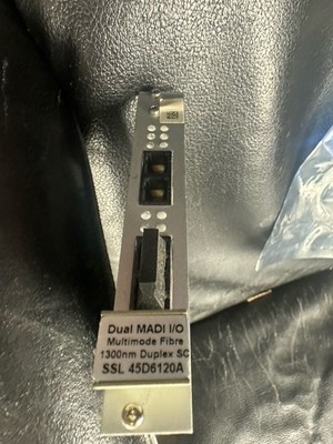 Solid State Logic Dual MADI  optical IO card for C10 C100  SSL 45D6120A G2U