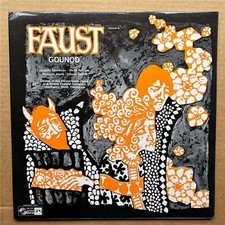 FAUST - GOUNOD LEOPOLD SIMONEAU - HEINZE REHFUSS LP 1968 double album in g/fold