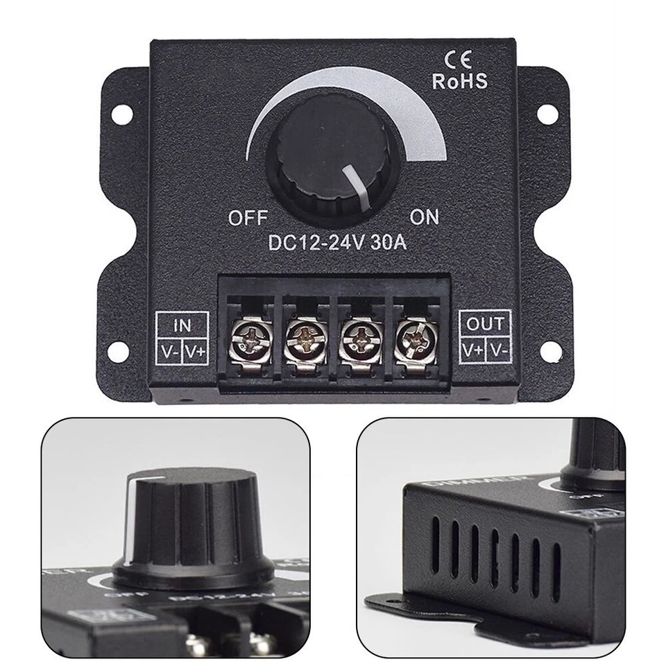 Adjustable Voltage Regulator For 30A 12v 24V Stable DC DC Power Supply - Image 4 of 4