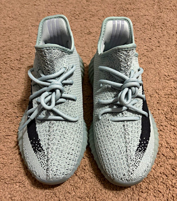 adidas Yeezy Boost 350 V2 Gray/Black Men s Low Top Lace-Up Sneaker New Def
