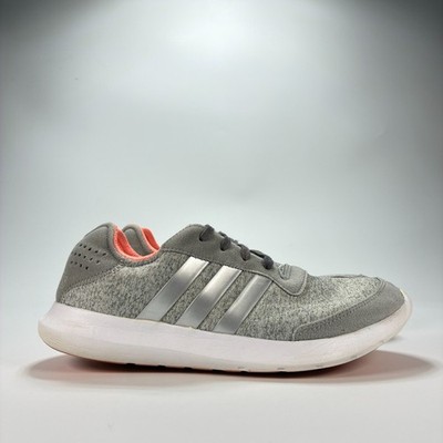 Adidas Element Refresh Gray Coral Running Shoes Sneakers S78615 Women's Size 9