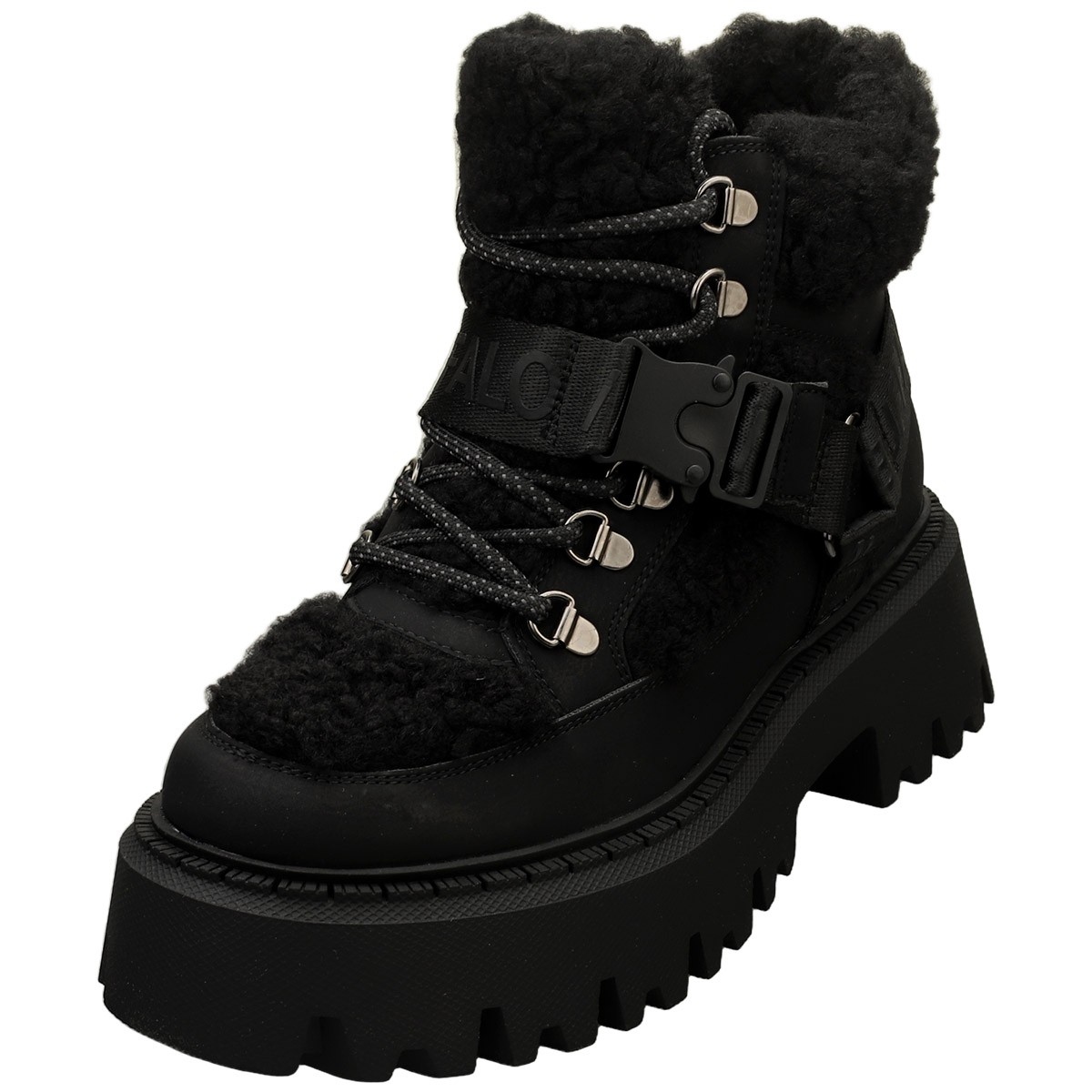 Buffalo Aspen Com Mid Warm Vegan Fashion Boots Black - 38 EU