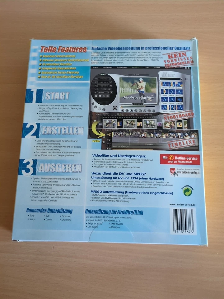 Ulead Video Studio Version 5.0 PC Software Big Box Rarität - Bild 2 von 3