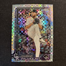 2025 Topps Chrome Update - Carson Palmquist #USC173 (X-Fractor, RC) Rockies