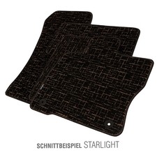 PETEX Autoteppich 3-teilig Starlight gold für Mercedes Benz vorne 140236463
