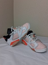 Nike Air Jordan 6 Retro Basketball Shoes Pink White Girls Size 12C