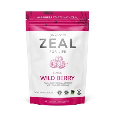Zurvita - Zeal for Life 30-Day Wellness Bag - Wild Berry (Classic) - Nutritio...