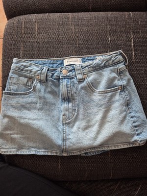 Stradivarius Hosenrock, Skort, Hosen Rock, Jeans blau Gr.36