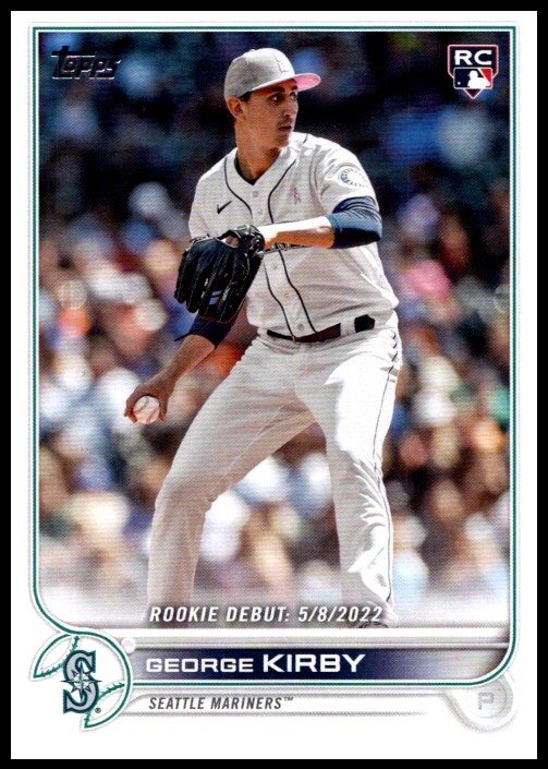 2022 George Kirby Topps Update Series Baseball #US290 Seattle Mariners