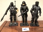 GI Joe ARAH Custom Black Ops Figure Set Including Snake Eyes Tripwire Shockwave
