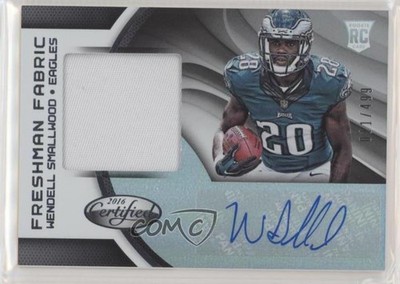 2016 Certified Freshman Fabrics Signatures Mirror Wendell Smallwood Auto 7fj