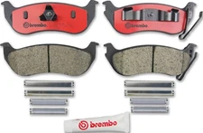 Brembo P37009N Premium Ceramic Rear Disc Brake Pad Set JEEP OE# K05179242AA