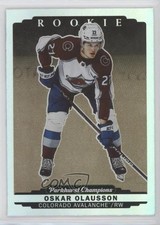 2022 Upper Deck Parkhurst Champions Rookies Gold Rainbow Oskar Olausson #308 o1h