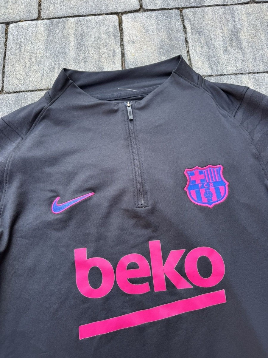 FC Barcelona Nike Dri-Fit 1/4 Zip Training Top | eBay